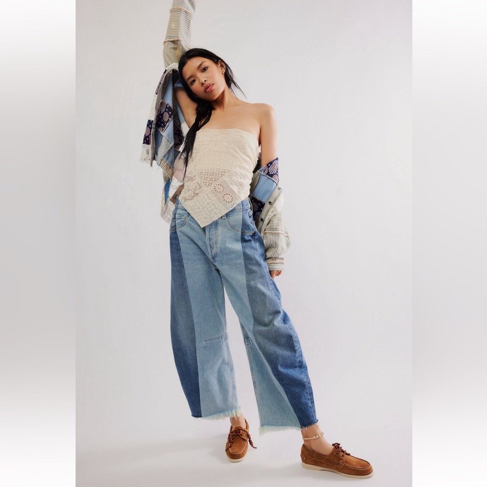 NWT Citizens of Humanity Pieced Horseshoe Jeans in Fracture